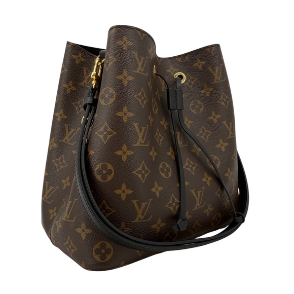 Louis Vuitton Monogram NéoNoé MM – Black Trim Bucket Crossbody Bag - Picture 1 of 11